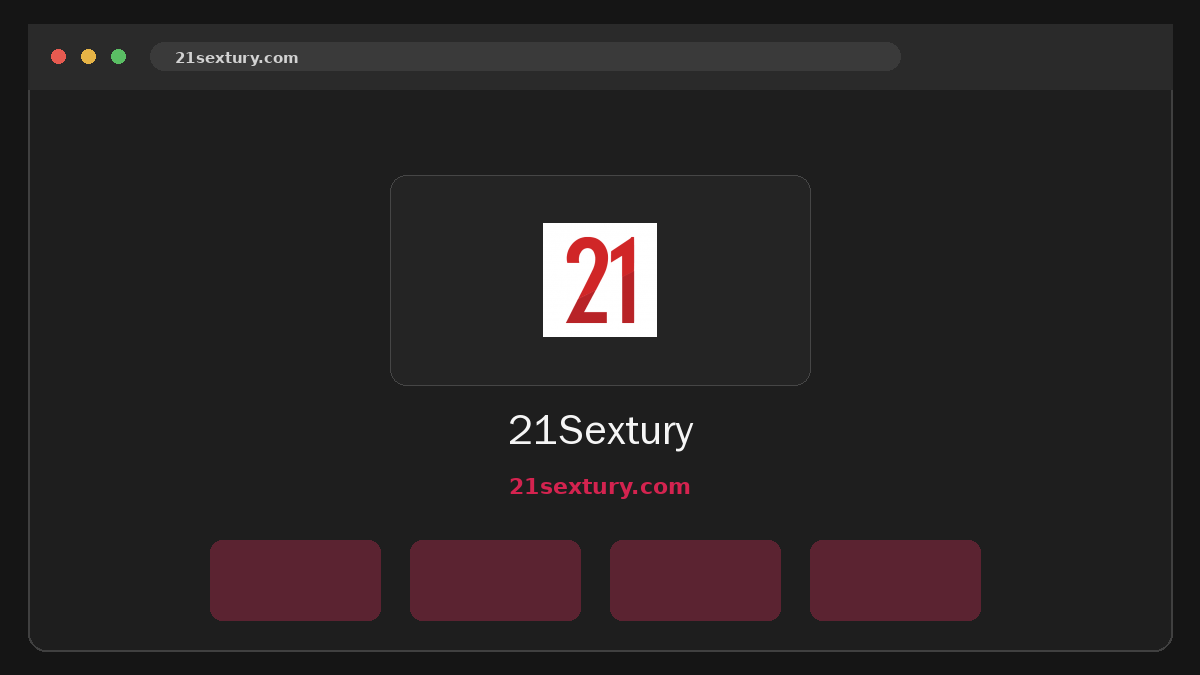 21Sextury · Aperçu du site