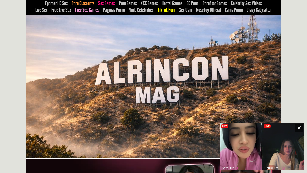 Alrincon · Aperçu du site