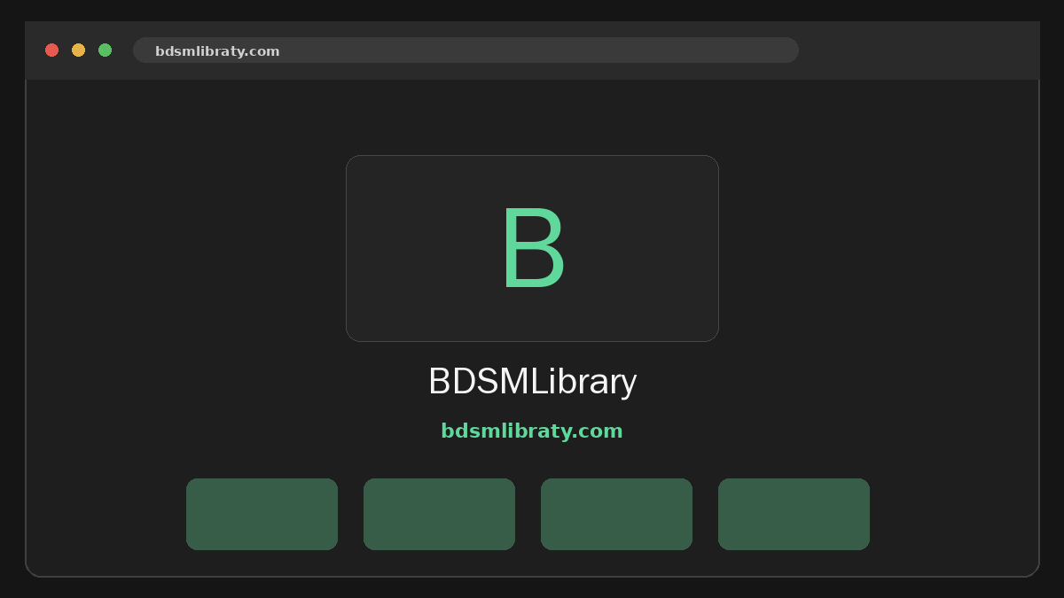BDSMLibrary · Aperçu du site