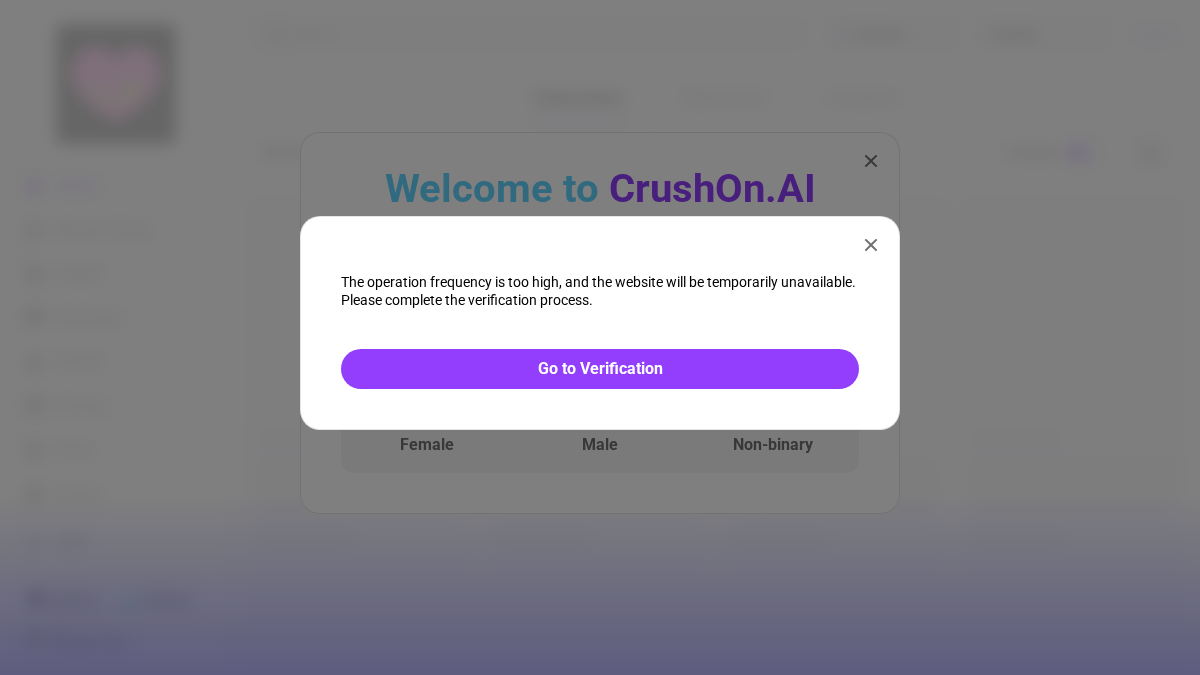 CrushOn AI · Aperçu du site
