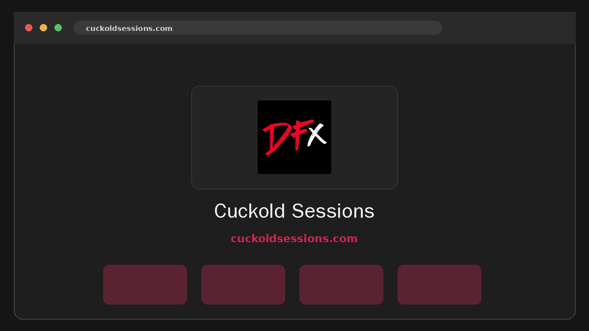 Cuckold Sessions · Aperçu du site