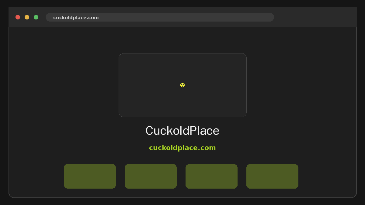 CuckoldPlace · Aperçu du site