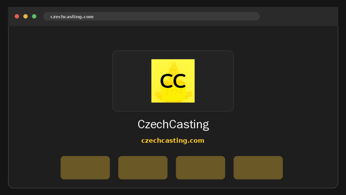 CzechCasting · Aperçu du site