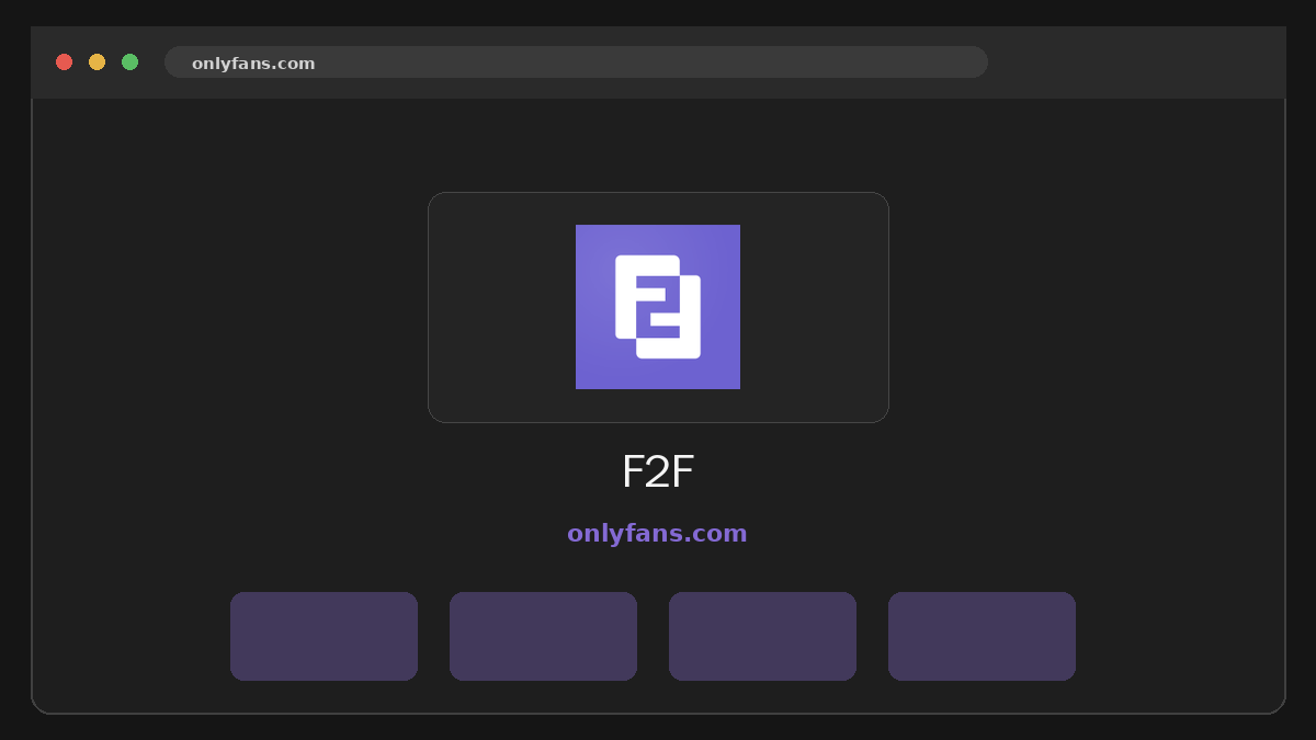 F2F · Aperçu du site