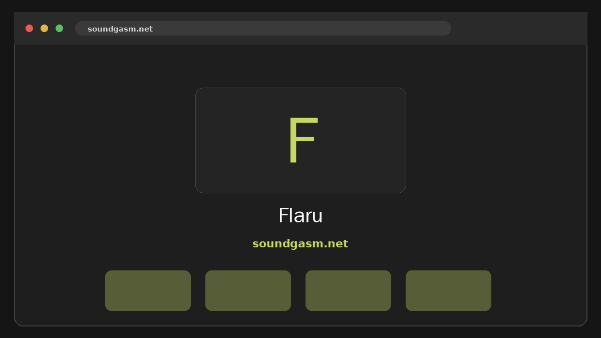 Flaru · Aperçu du site