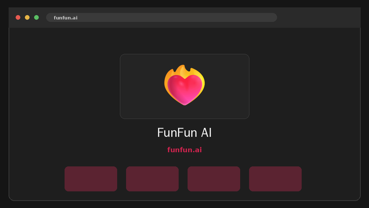 FunFun AI · Aperçu du site
