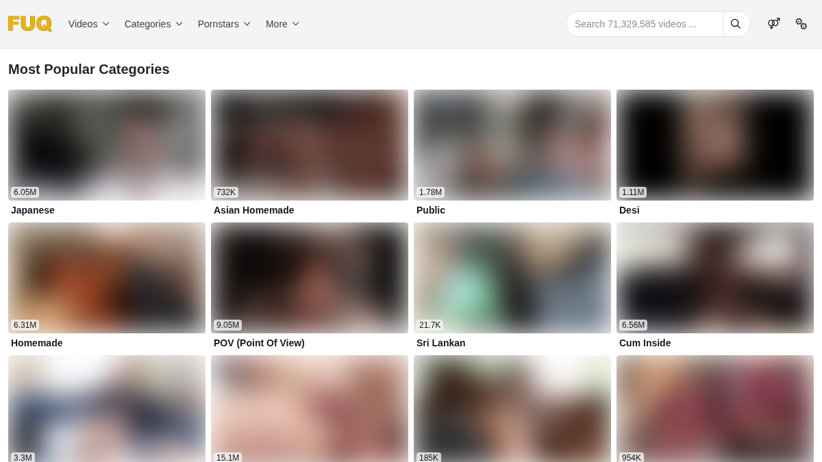 Fuq · Aperçu du site