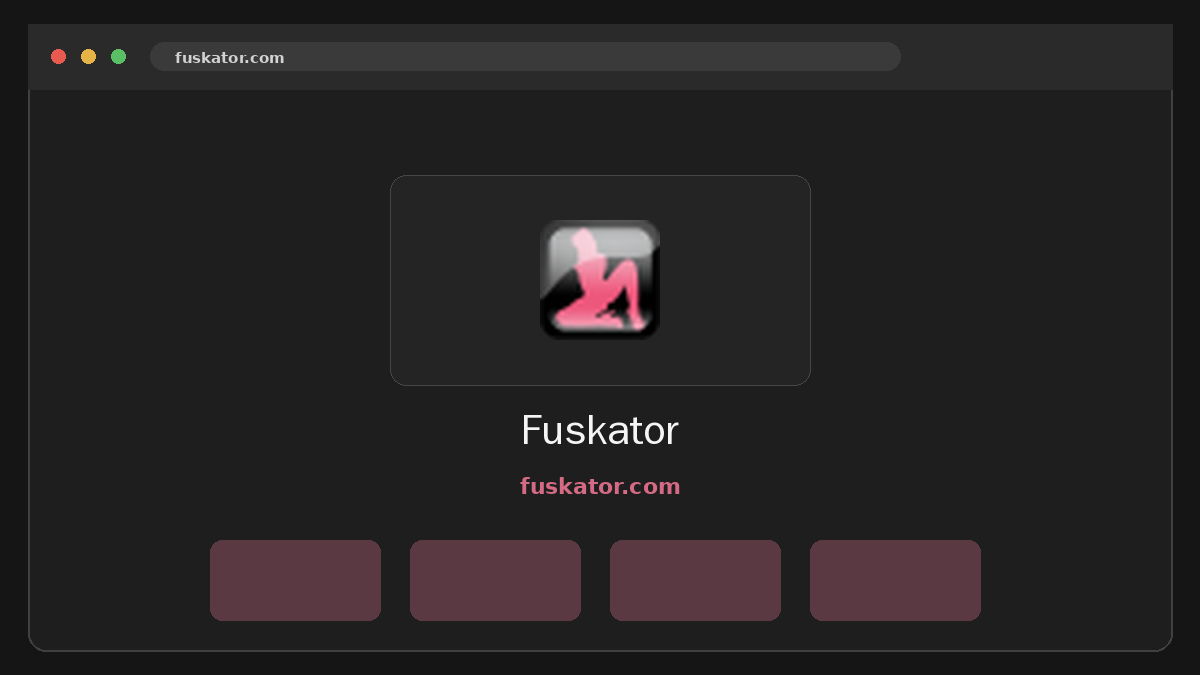 Fuskator · Aperçu du site