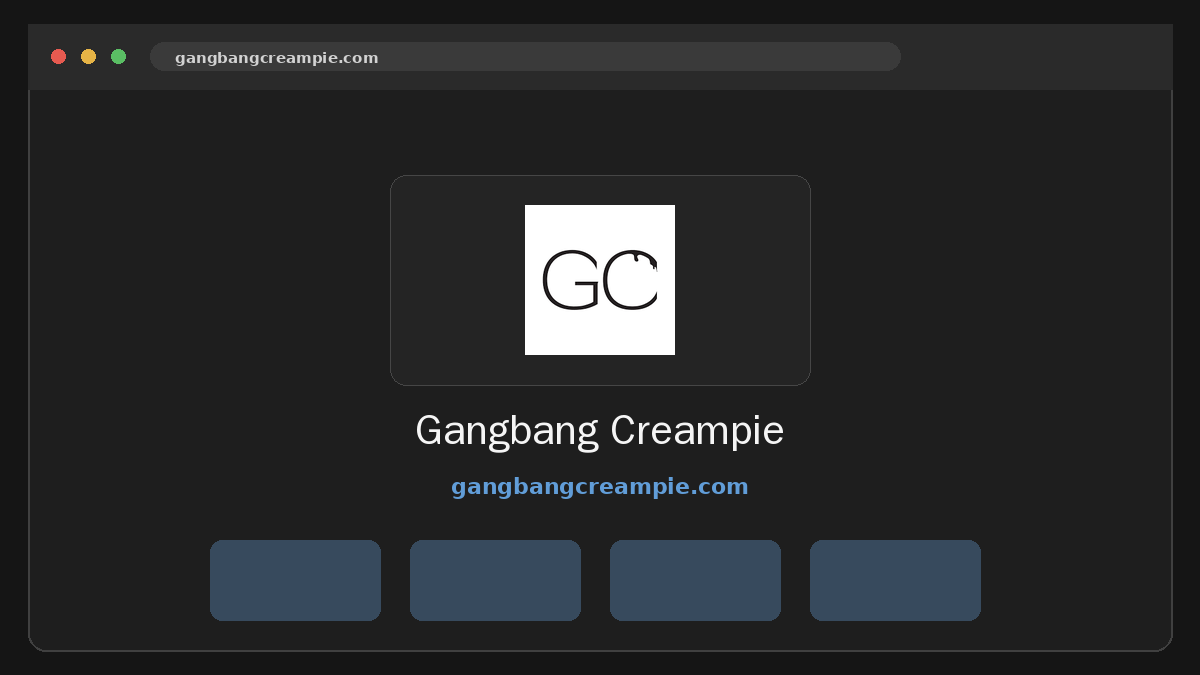 Gangbang Creampie · Aperçu du site