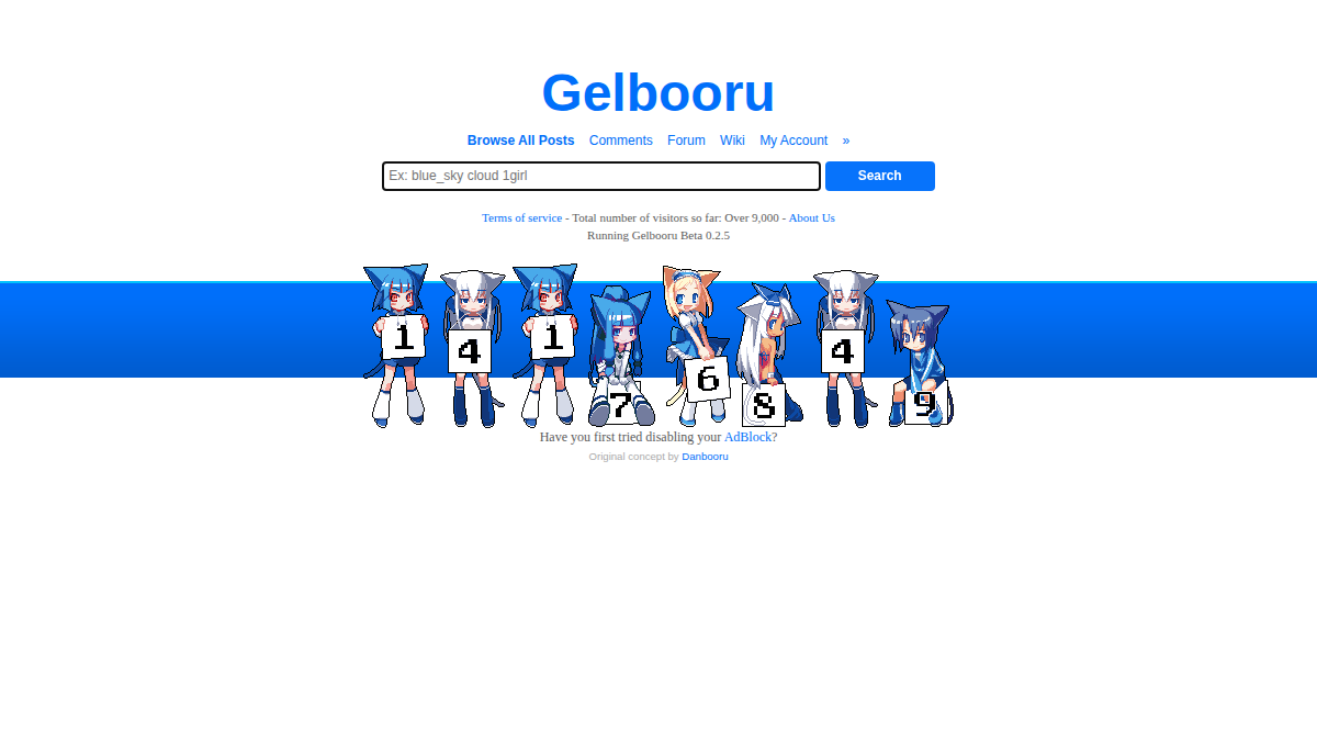 Gelbooru · Aperçu du site