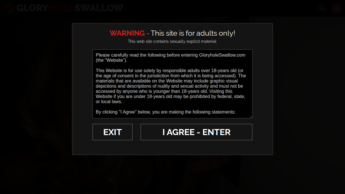 Gloryhole Swallow · Aperçu du site