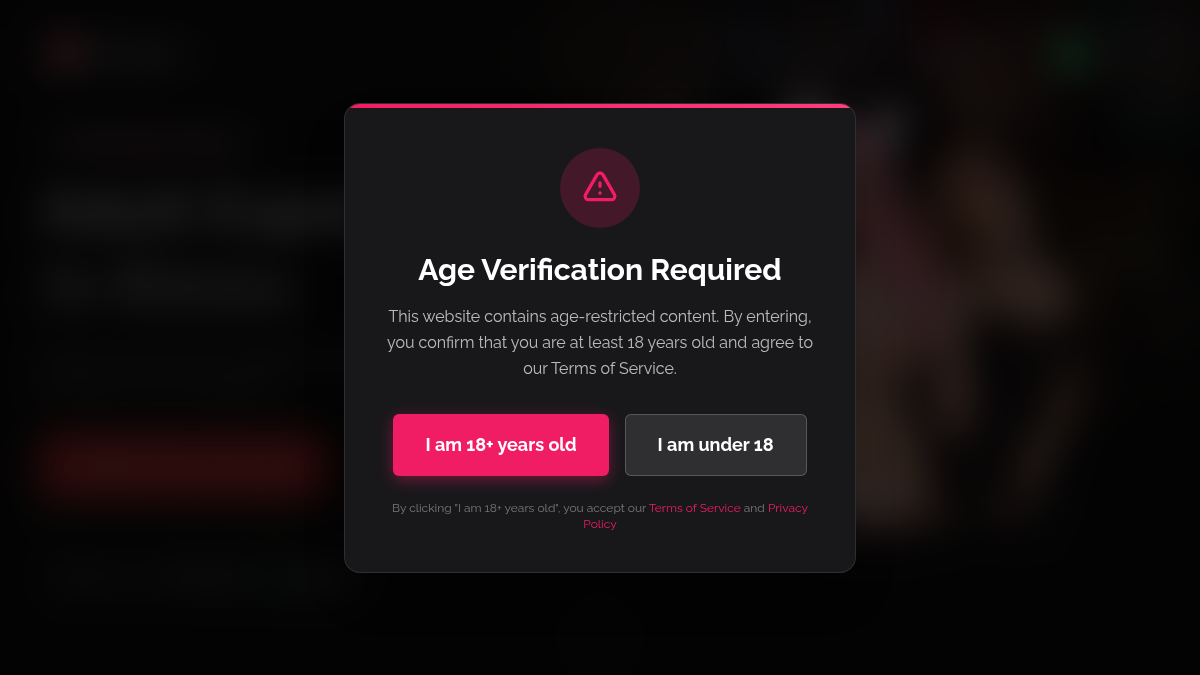 iStripper · Aperçu du site