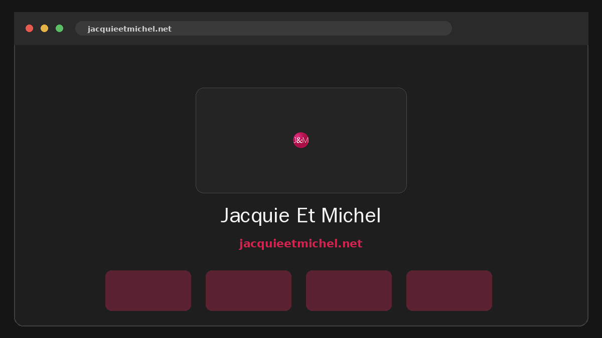 Jacquie Et Michel · Aperçu du site