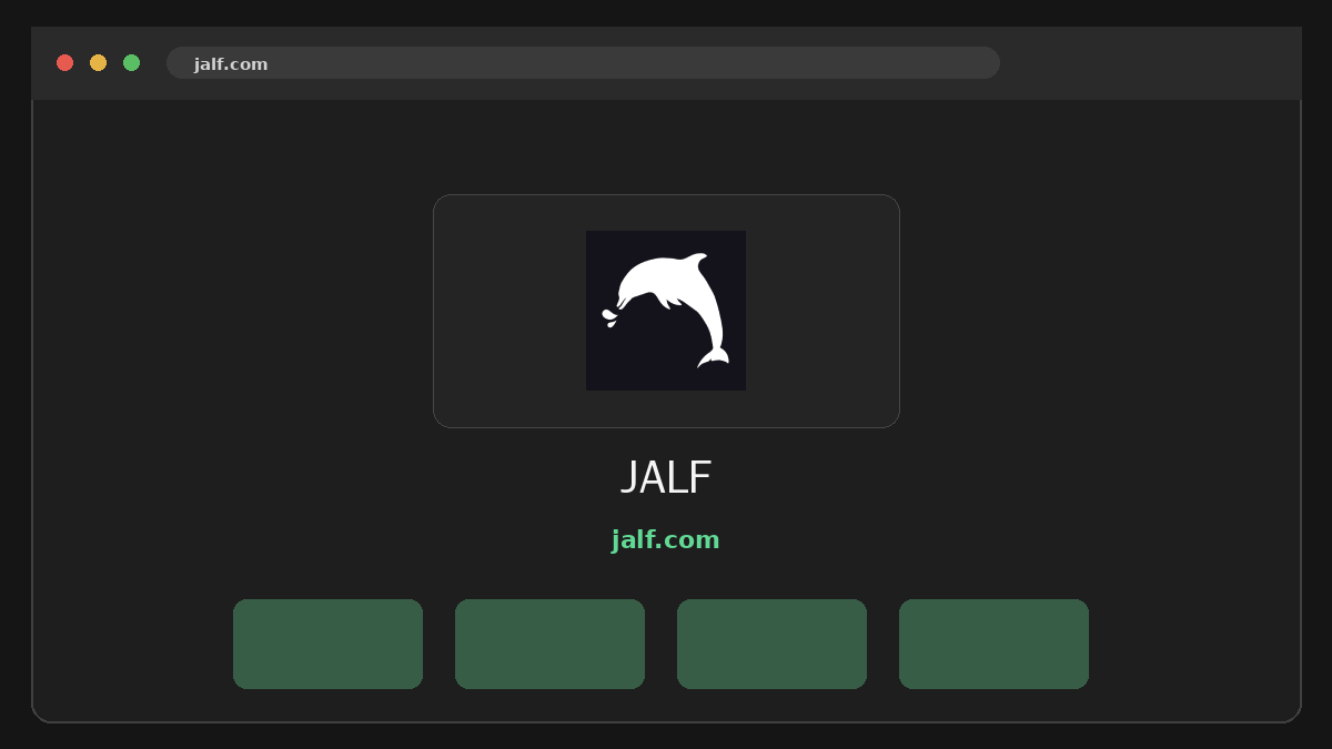 JALF · Aperçu du site