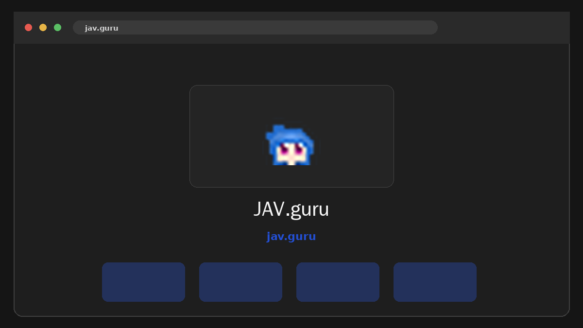 JAV.guru · Aperçu du site