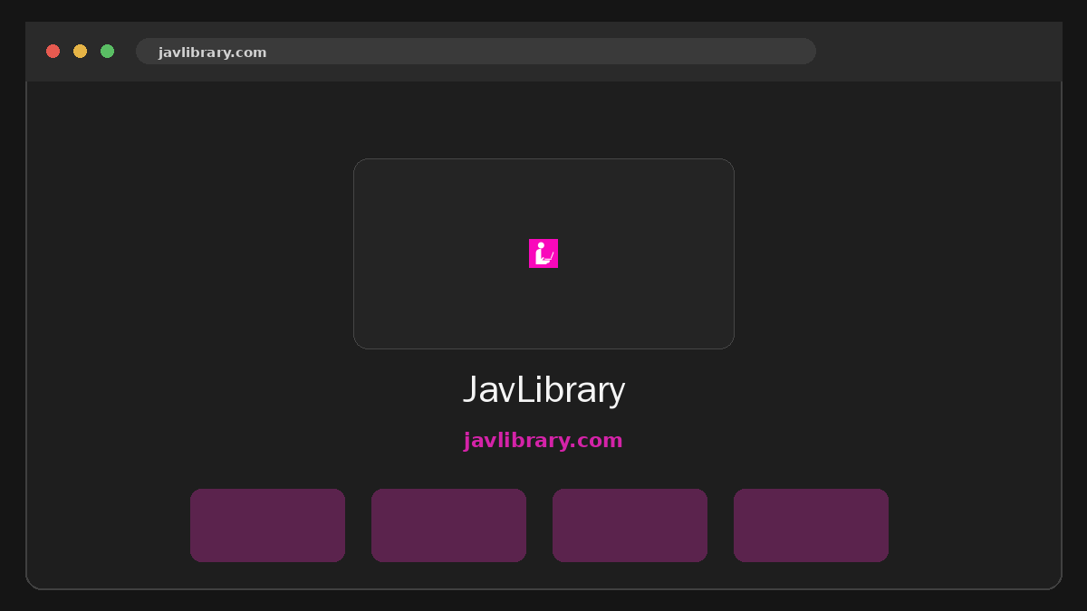 JAVlibrary · Aperçu du site