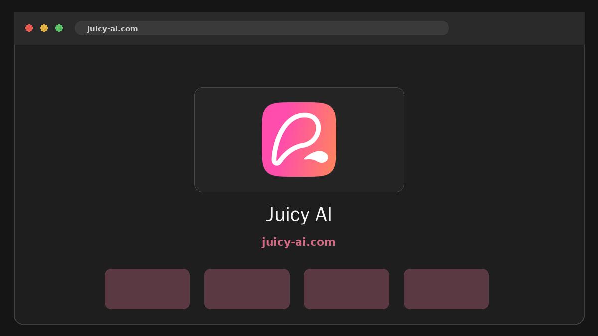Juicy AI · Aperçu du site