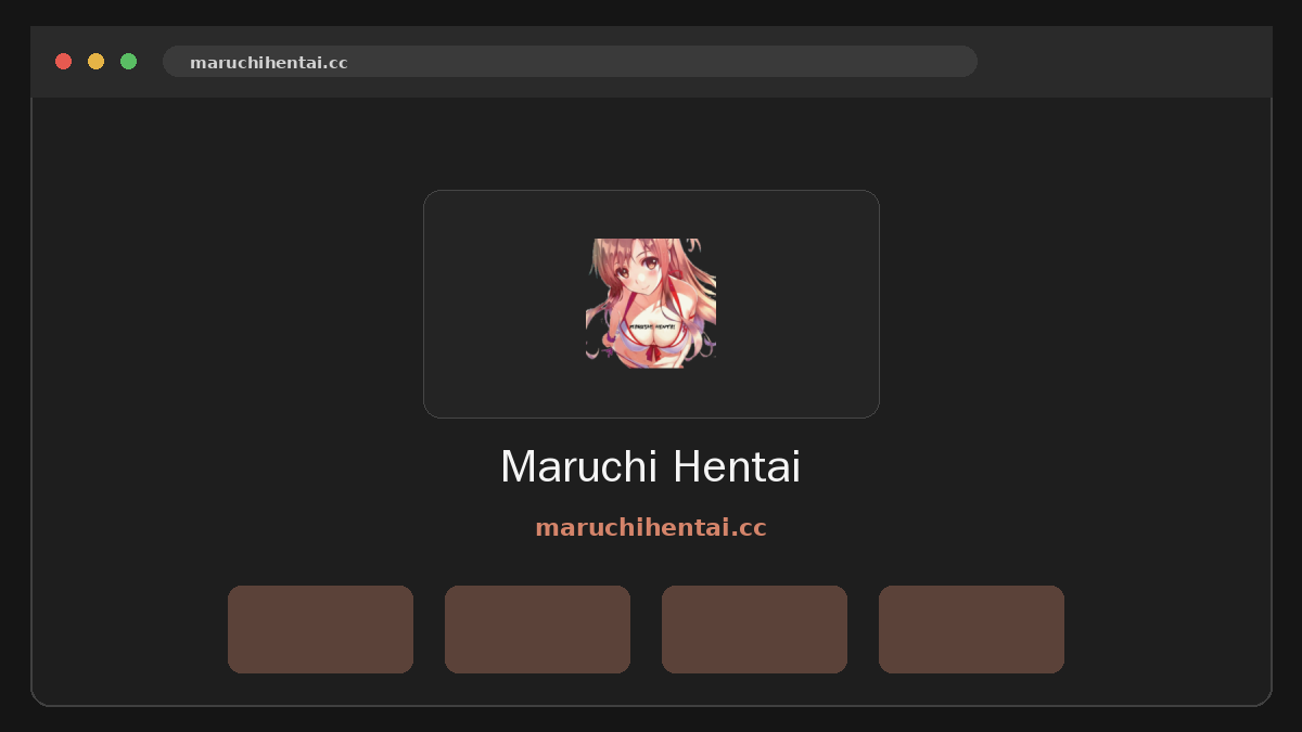 Maruchi Hentai · Aperçu du site