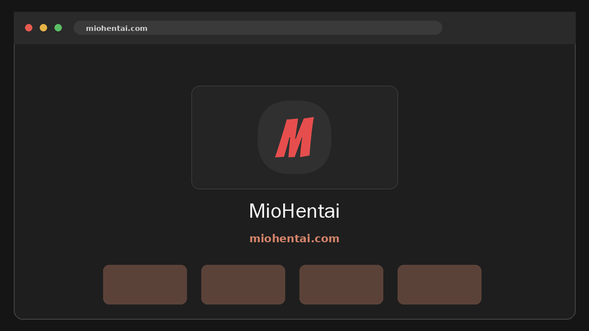 MioHentai · Aperçu du site