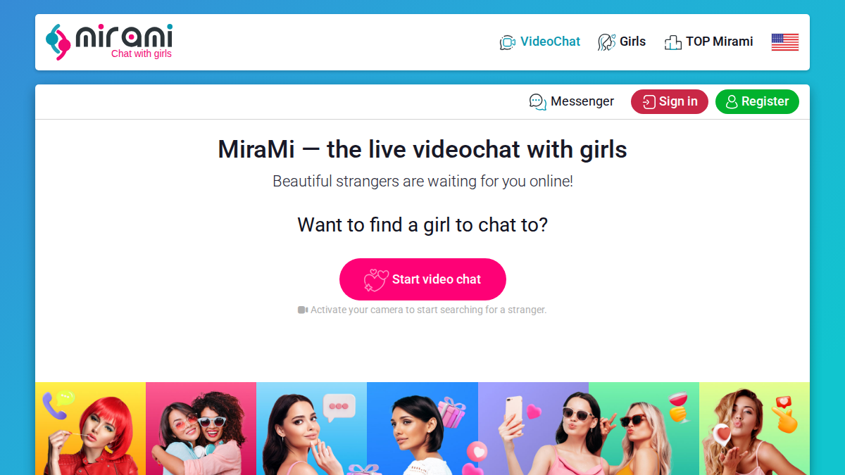 MiraMi · Aperçu du site