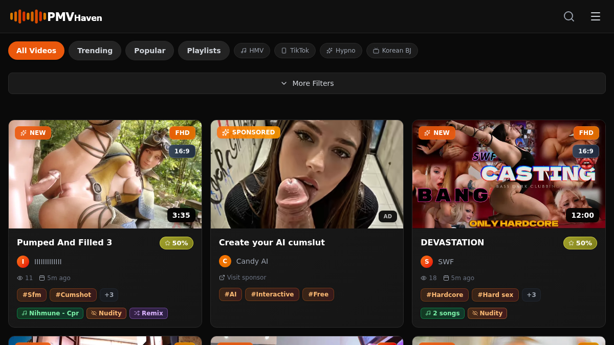 PMV Haven · Aperçu du site