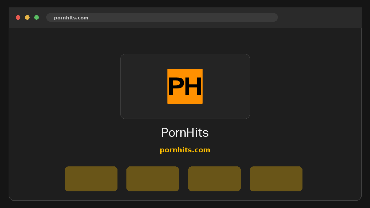 PornHits · Aperçu du site