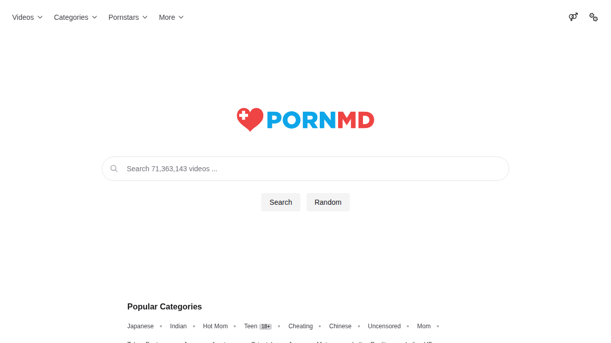 PornMD · Aperçu du site