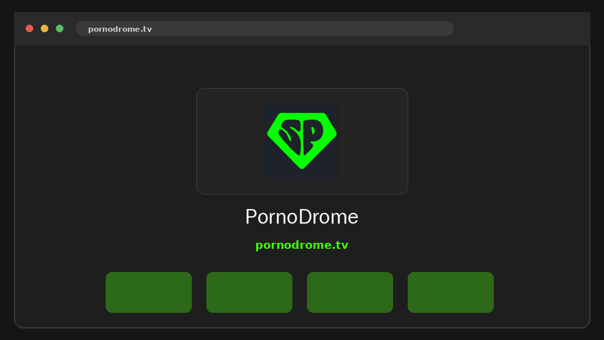 PornoDrome · Aperçu du site