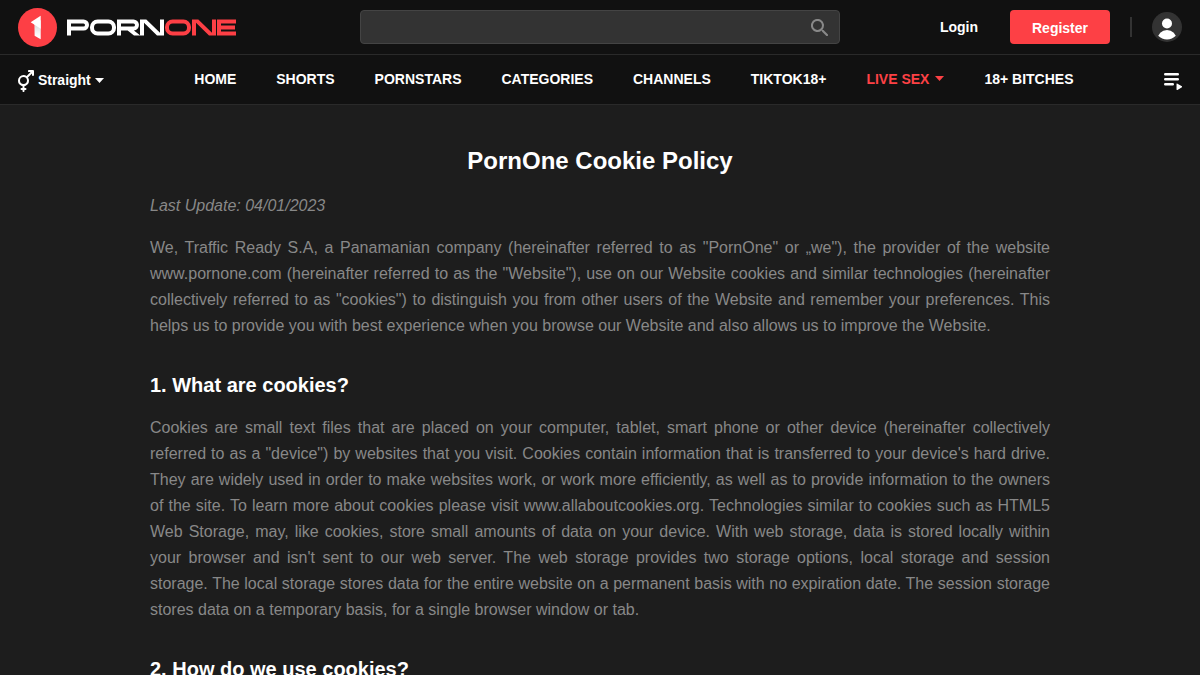 PornOne · Aperçu du site
