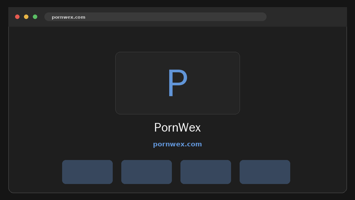 PornWex · Aperçu du site
