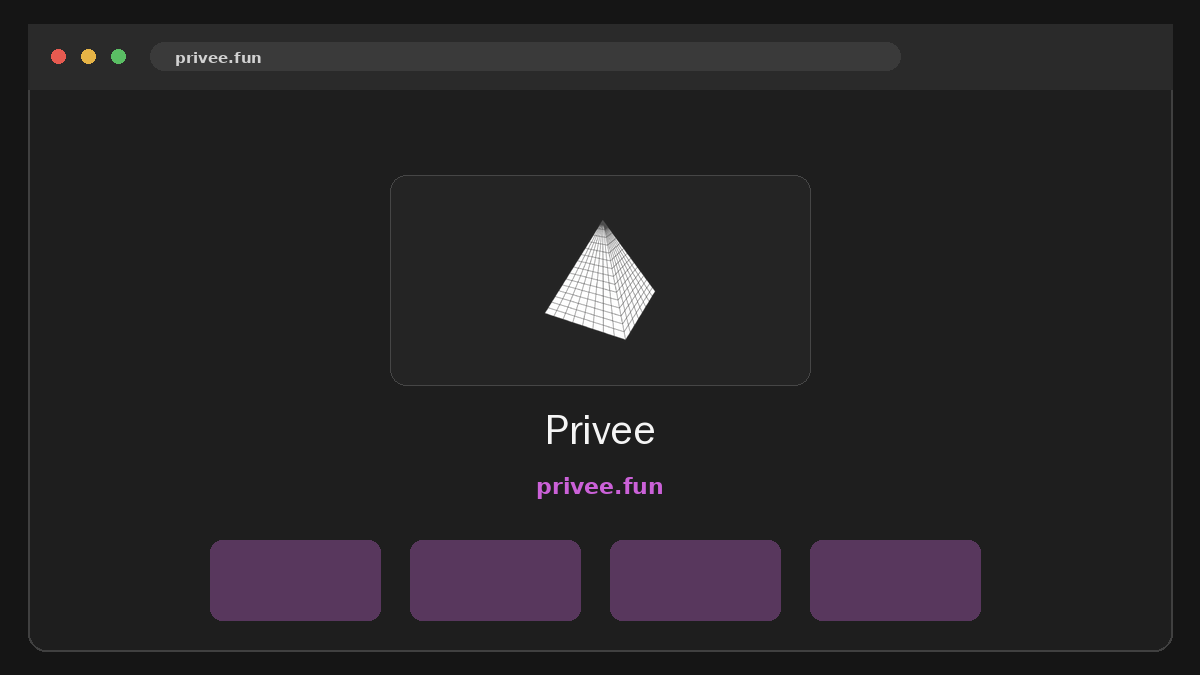 Privee · Aperçu du site