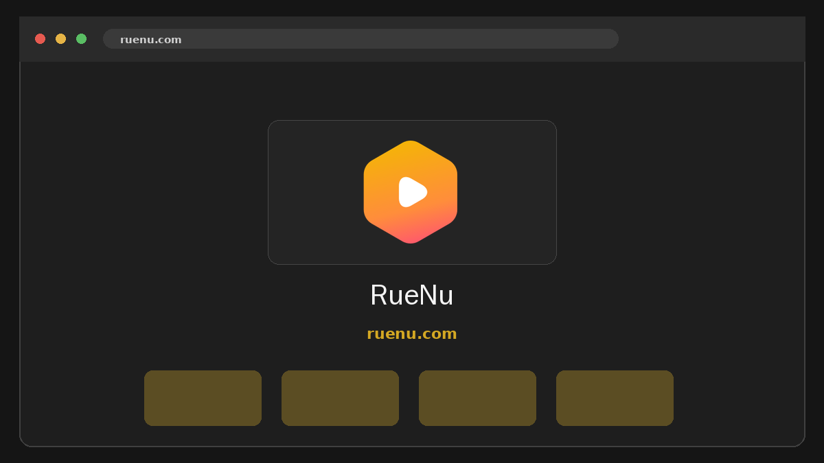 RueNu · Aperçu du site