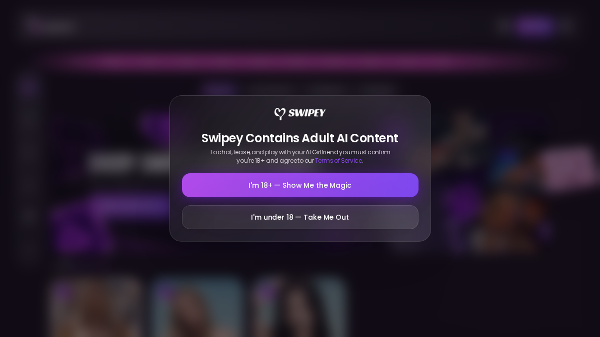 Swipey AI · Aperçu du site