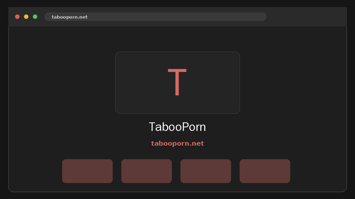 TabooPorn · Aperçu du site