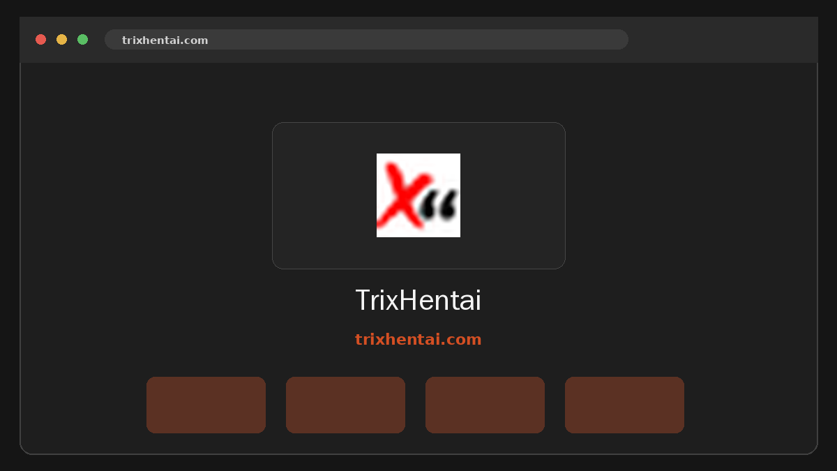 TrixHentai · Aperçu du site