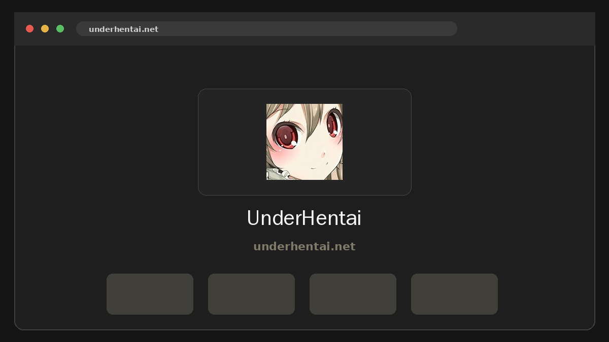 UnderHentai · Aperçu du site