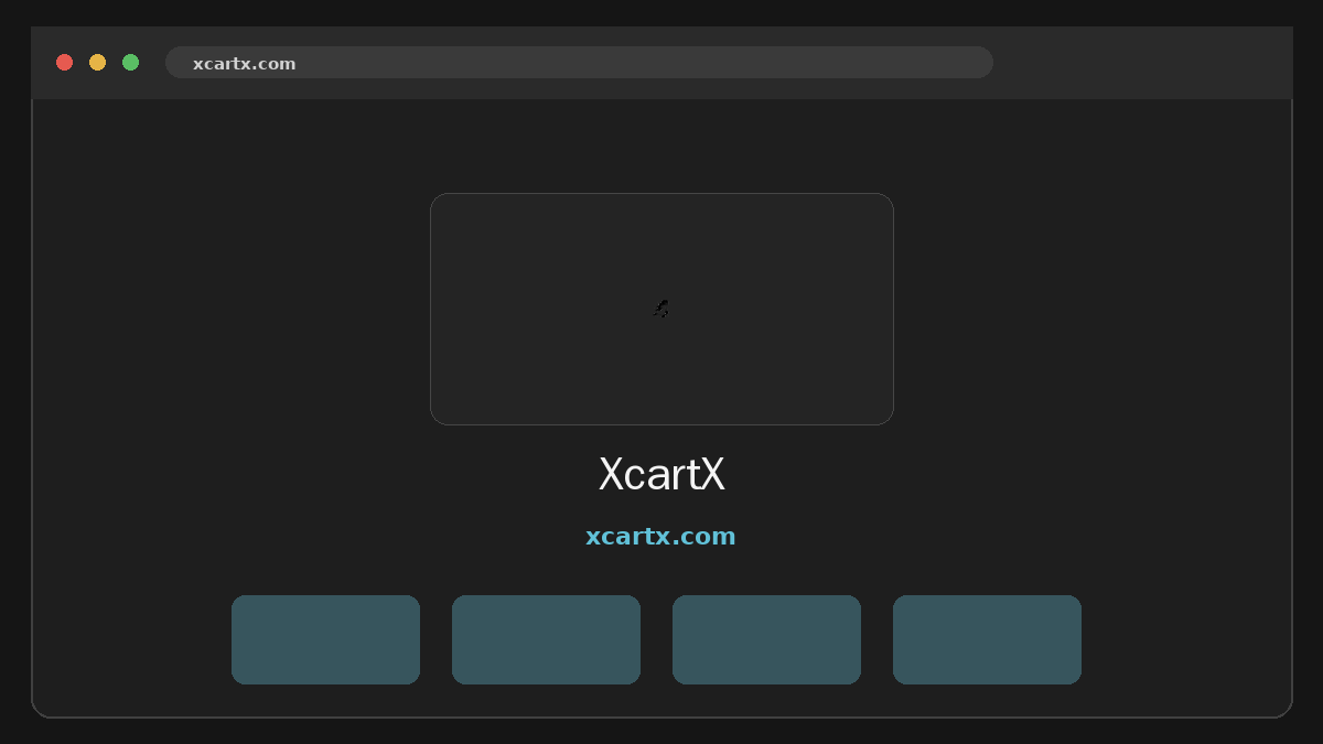 XcartX · Aperçu du site