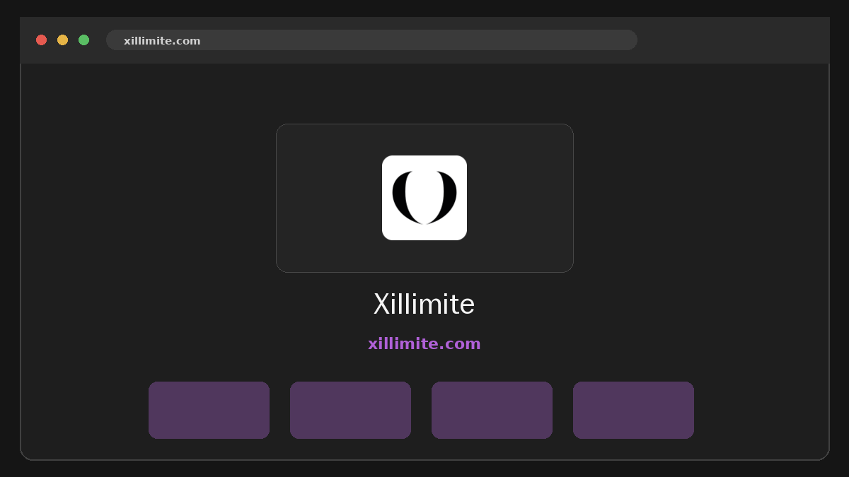 Xillimite · Aperçu du site